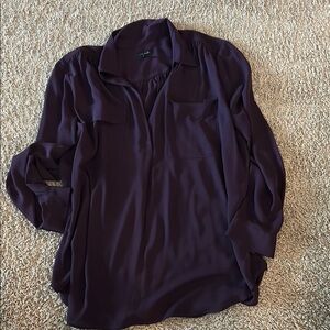 Ann Taylor Purple Blouse